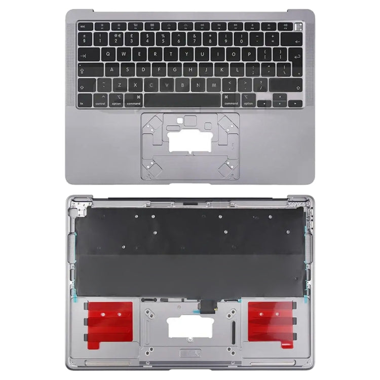 For Macbook Air 13 2020 M1 A2337 C-side Cover + UK Edition Key Board (Black) - Bottom Cover by PMC Jewellery | Online Shopping South Africa | PMC Jewellery