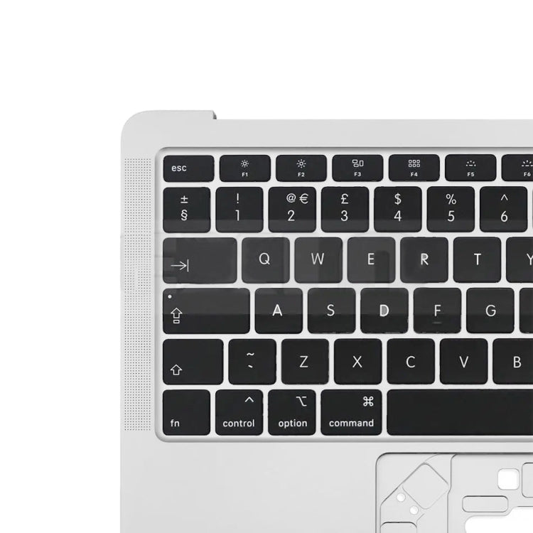 For Macbook Air 13 2020 M1 A2337 C-side Cover + UK Edition Key Board (Silver) - Bottom Cover by PMC Jewellery | Online Shopping South Africa | PMC Jewellery