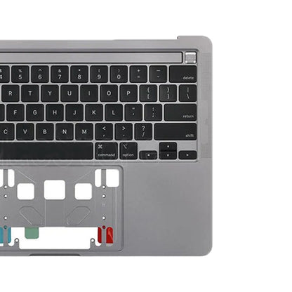 For Macbook Pro 13 inch 2021 A2338 C-side Cover + US Edition Key Board (Grey) - Bottom Cover by PMC Jewellery | Online Shopping South Africa | PMC Jewellery