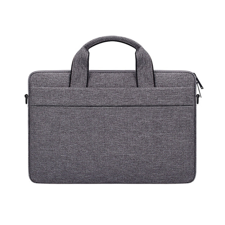 ST03S 14.1 inch Double Side Pockets Wearable Oxford Cloth Soft Handle Portable Laptop Tablet Bag(Deep Space Gray) - 14.1 inch by PMC Jewellery | Online Shopping South Africa | PMC Jewellery | Buy Now Pay Later Mobicred
