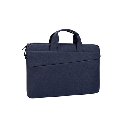 ST03S 14.1 inch Double Side Pockets Wearable Oxford Cloth Soft Handle Portable Laptop Tablet Bag(Navy Blue) - 14.1 inch by PMC Jewellery | Online Shopping South Africa | PMC Jewellery | Buy Now Pay Later Mobicred