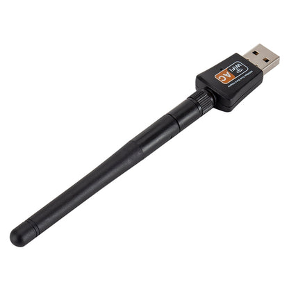 600Mbps 2.4GHz + 5Hz AC Dual Band USB WIFI Adapter with Antenna - USB Network Adapter by PMC Jewellery | Online Shopping South Africa | PMC Jewellery