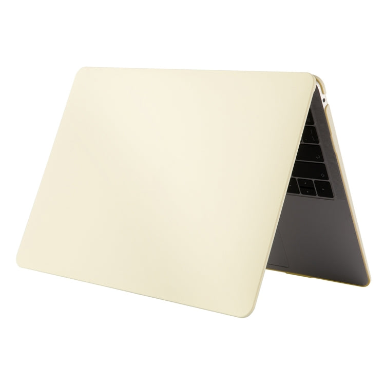 Cream Style Laptop Plastic Protective Case for MacBook Pro 15.4 inch (2019)(Yellow) - MacBook Pro Cases by PMC Jewellery | Online Shopping South Africa | PMC Jewellery | Buy Now Pay Later Mobicred