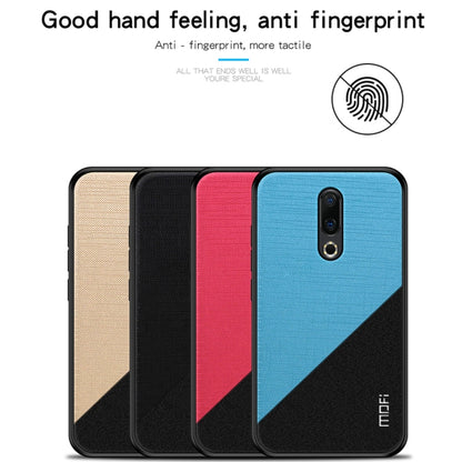 MOFI Shockproof TPU + PC + Cloth Pasted Case for Meizu 16 Plus (Gold) - Meizu by MOFI | Online Shopping South Africa | PMC Jewellery | Buy Now Pay Later Mobicred