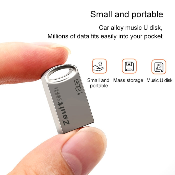 Zsuit 128GB USB 3.0 Mini Metal Ring Shape USB Flash Disk - USB Flash Drives by PMC Jewellery | Online Shopping South Africa | PMC Jewellery | Buy Now Pay Later Mobicred