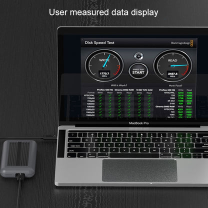 Blueendless M.2 NVME Thunderbolt 3 Solid State Mobile Hard Disk Box Hard Disk Drive(Grey) - External Solid State Drives by Blueendless | Online Shopping South Africa | PMC Jewellery | Buy Now Pay Later Mobicred
