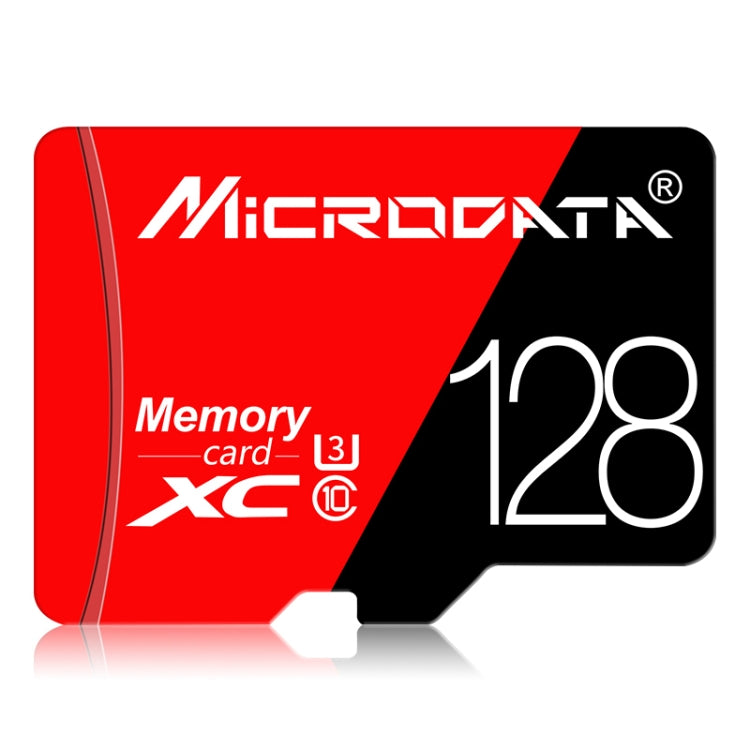 MICRODATA 128GB High Speed U3 Red and Black TF(Micro SD) Memory Card - Micro SD Card by MiCRODATA | Online Shopping South Africa | PMC Jewellery | Buy Now Pay Later Mobicred