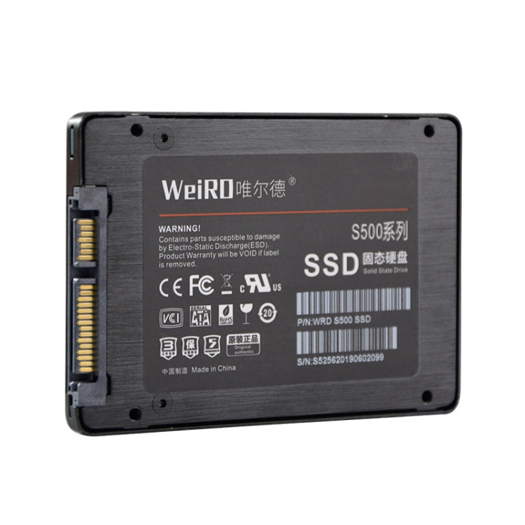 WEIRD S500 128GB 2.5 inch SATA3.0 Solid State Drive for Laptop, Desktop - External Solid State Drives by PMC Jewellery | Online Shopping South Africa | PMC Jewellery | Buy Now Pay Later Mobicred