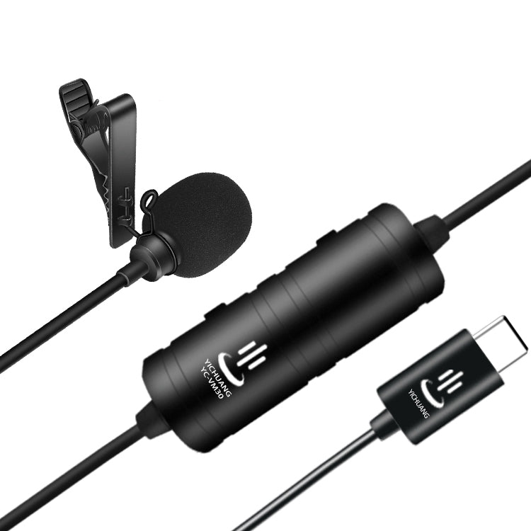 YICHUANG YC-VM30 USB-C / Type-C Dual Modes Lavalier Recording Microphone, Cable Length: 6m - Microphone by YICHUANG | Online Shopping South Africa | PMC Jewellery | Buy Now Pay Later Mobicred