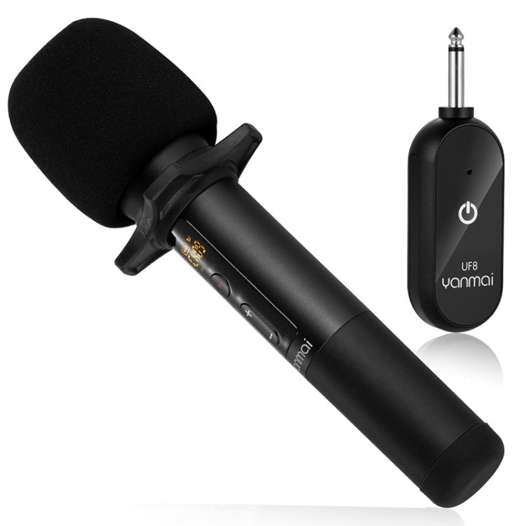 Yanmai UF8 UHF Wireless Dynamic Microphone with LCD Display - Microphone by Yanmai | Online Shopping South Africa | PMC Jewellery | Buy Now Pay Later Mobicred