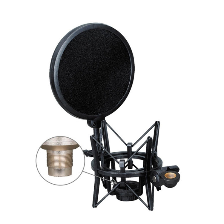 SH-100 Live Microphone ABS Shockproof Bracket (Black) - Stand by PMC Jewellery | Online Shopping South Africa | PMC Jewellery | Buy Now Pay Later Mobicred