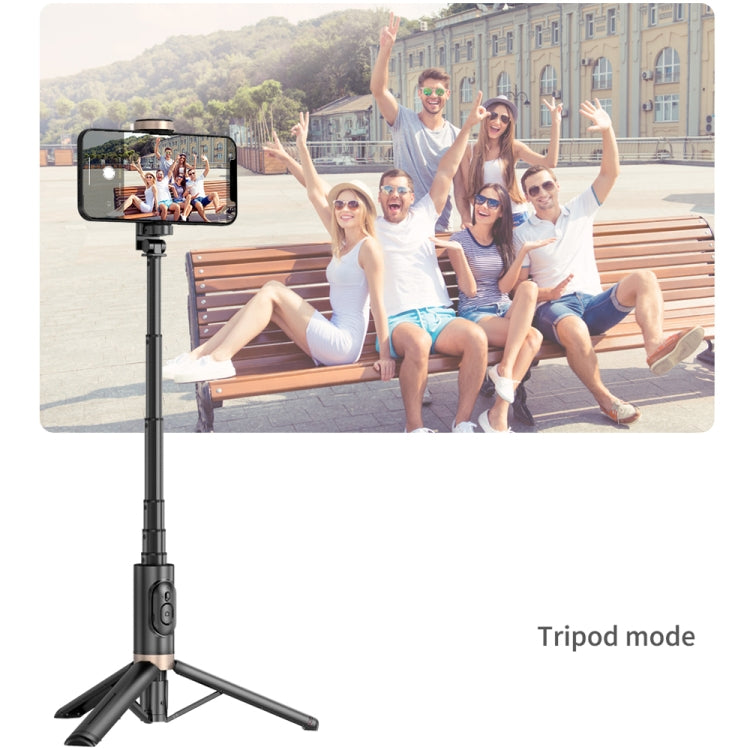 Q12 Hidden Design Reinforced Bluetooth Remote Control Tripod Selfie Stick (White) - Selfie Light by PMC Jewellery | Online Shopping South Africa | PMC Jewellery | Buy Now Pay Later Mobicred