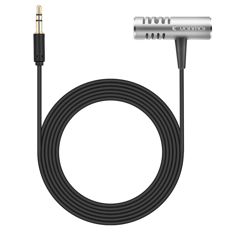 Yanmai R933 Professional Clip-on Lapel Mic Lavalier Omni-directional Double Condenser Microphone Silver, For Live Broadcast, Show, KTV, etc - Microphone by Yanmai | Online Shopping South Africa | PMC Jewellery | Buy Now Pay Later Mobicred