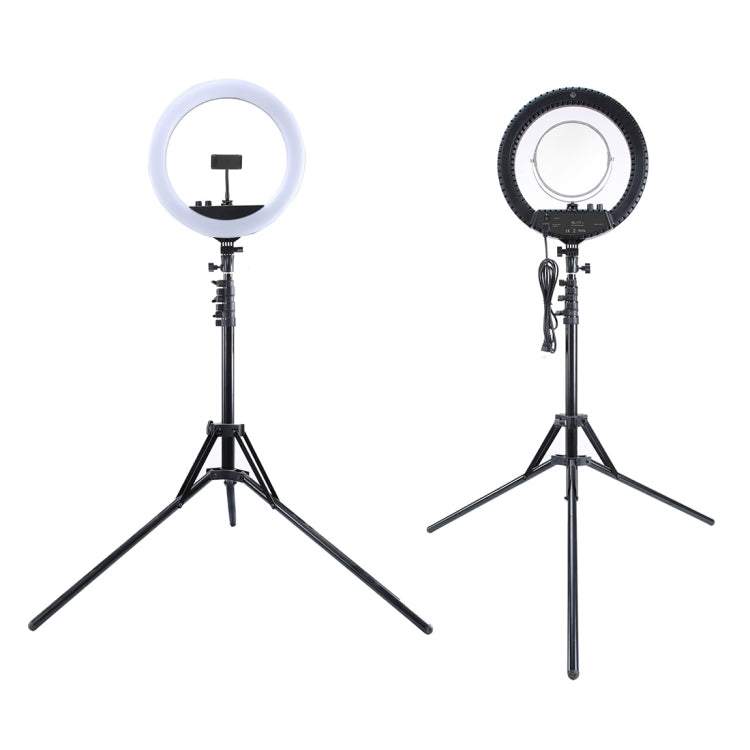 MANTOO RL-12 II 100-240V 28W 12 inch Two-color Dimmable Ring Fill Light with Tripod - Ring Light by MANTOO | Online Shopping South Africa | PMC Jewellery | Buy Now Pay Later Mobicred