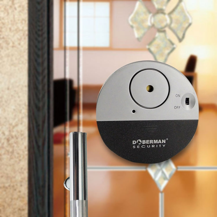 DOBERMAN SE-0106 Ultra-slim Round Door / Window Alert Detect Vibration Sensor Alarm for Home Alarms Security - Door Window Alarm by PMC Jewellery | Online Shopping South Africa | PMC Jewellery