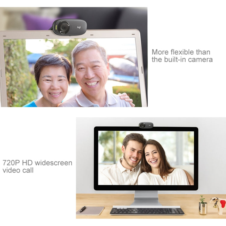 Logitech HD Webcam C310 Easy and Clear HD 720p Video Call(Black) - HD Camera by Logitech | Online Shopping South Africa | PMC Jewellery | Buy Now Pay Later Mobicred