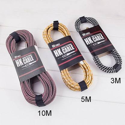 Wooden Guitar Bass Connection Cable Noise Reduction Audio Cable, Cable Length: 10m, Random Color Delivery - Microphone Audio Cable & Connector by PMC Jewellery | Online Shopping South Africa | PMC Jewellery | Buy Now Pay Later Mobicred