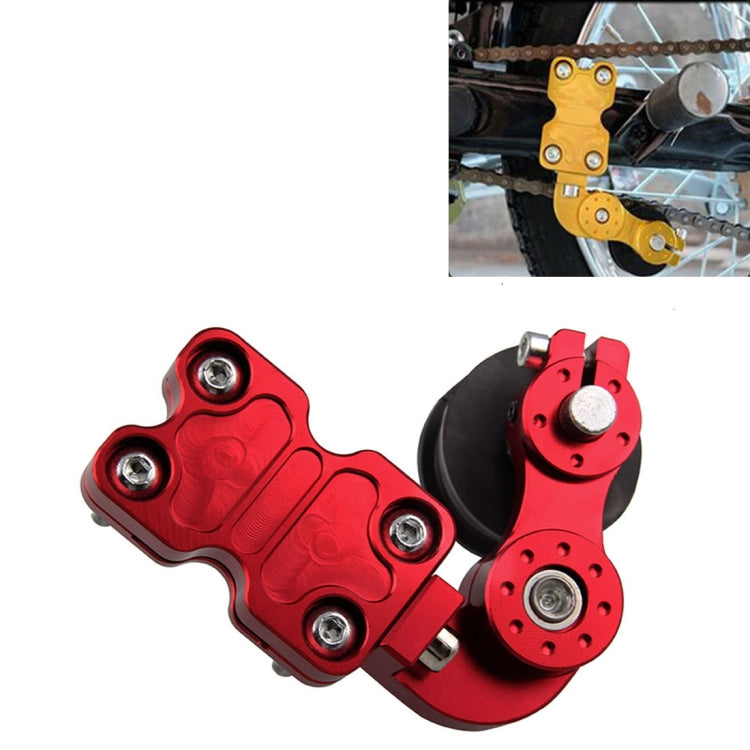 HC154 Motorcycle Modified Accessories Universal Aluminum Alloy Chain Adjuster(Red) - Replacement Parts by PMC Jewellery | Online Shopping South Africa | PMC Jewellery | Buy Now Pay Later Mobicred