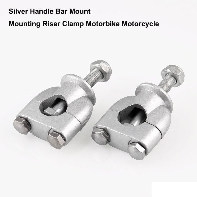 MB-MH027-S Universal Motorcycle Aluminum + Iron 22mm Single Hole Handlebar Fixed Bracket - Others by PMC Jewellery | Online Shopping South Africa | PMC Jewellery