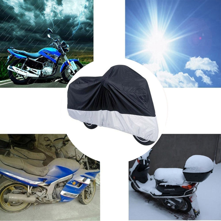 210D Oxford Cloth Motorcycle Electric Car Rainproof Dust-proof Cover, Size: XL (Black) - Raincoat by PMC Jewellery | Online Shopping South Africa | PMC Jewellery | Buy Now Pay Later Mobicred