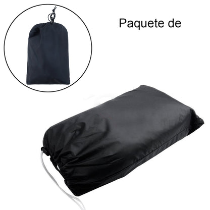 210D Oxford Cloth Motorcycle Electric Car Rainproof Dust-proof Cover, Size: XXL (Black Silver) - Raincoat by PMC Jewellery | Online Shopping South Africa | PMC Jewellery | Buy Now Pay Later Mobicred