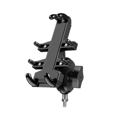 M8 Bolt Ball-Head Motorcycle Multi-function Eight-jaw Aluminum Phone Navigation Holder Bracket - Holder by PMC Jewellery | Online Shopping South Africa | PMC Jewellery | Buy Now Pay Later Mobicred