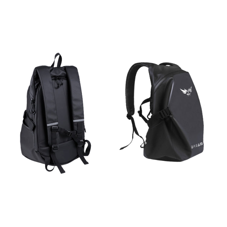 45L Motorcycle Rainproof Shoulders Helmet Soft Riding Backpack with Side & Back Pockets (Black) - Bags & Luggages by PMC Jewellery | Online Shopping South Africa | PMC Jewellery | Buy Now Pay Later Mobicred