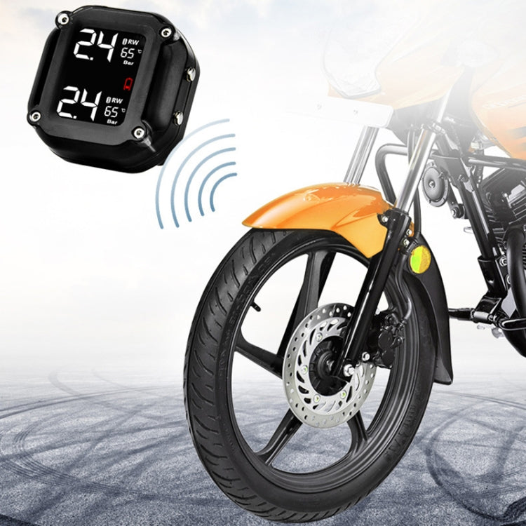 M4 Motorcycles Tire Pressure Monitor with Holder (Black) - Electrical Instruments by PMC Jewellery | Online Shopping South Africa | PMC Jewellery | Buy Now Pay Later Mobicred