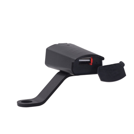 Motorcycle Waterproof DC 8-32V 5V / 1.2A Rearview Mirror USB Phone Charger Adapter, with Indicator Light - Battery Charger by PMC Jewellery | Online Shopping South Africa | PMC Jewellery | Buy Now Pay Later Mobicred