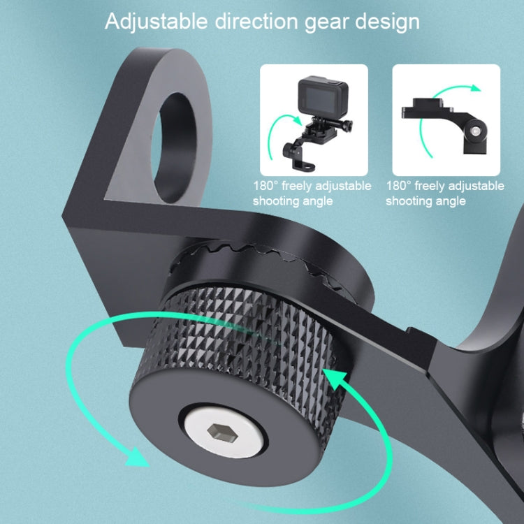 RUIGPRO Motorcycle Handlebar Alloy Phone Bracket for GoPro HERO9 Black / HERO8 Black /7 /6 /5, Insta360 One R, DJI Osmo Action, Xiaoyi Sport Cameras(Cyan) - Bicycle Handlebar Mount by PMC Jewellery | Online Shopping South Africa | PMC Jewellery | Buy Now Pay Later Mobicred