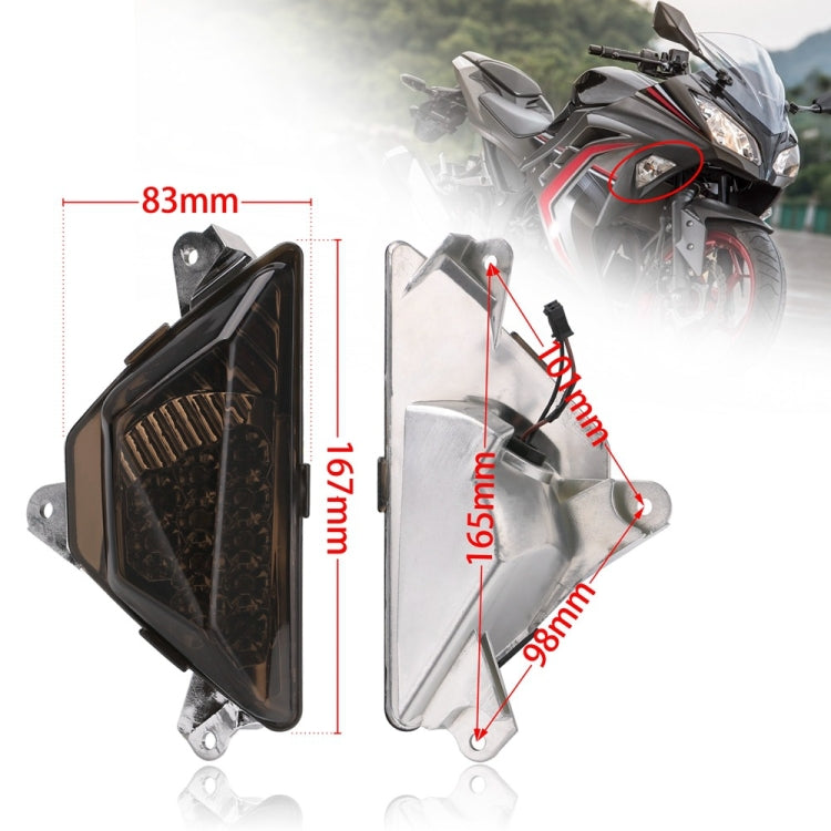 Speedpark Motorcycle Modified Front Turn Signal Light for Kawasaki Ninja 250/300 13-16 - Turn Signal by Speedpark | Online Shopping South Africa | PMC Jewellery | Buy Now Pay Later Mobicred