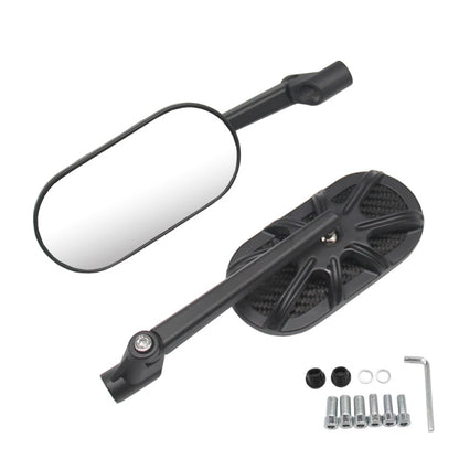 Motorcycle Side Mirror CNC Aluminum Alloy Carbon Fiber Reflective Rearview Mirror - Side Mirrors by PMC Jewellery | Online Shopping South Africa | PMC Jewellery | Buy Now Pay Later Mobicred