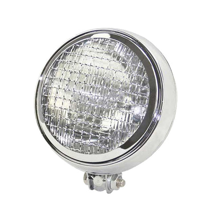 Motorcycle Silver Shell Harley Headlight Retro Lamp LED Light Modification Accessories (White) - Headlights by PMC Jewellery | Online Shopping South Africa | PMC Jewellery | Buy Now Pay Later Mobicred