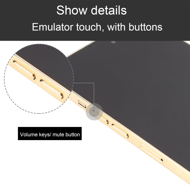 For iPhone 14 Pro Black Screen Non-Working Fake Dummy Display Model (Gold) - For iPhone & iPad by PMC Jewellery | Online Shopping South Africa | PMC Jewellery | Buy Now Pay Later Mobicred