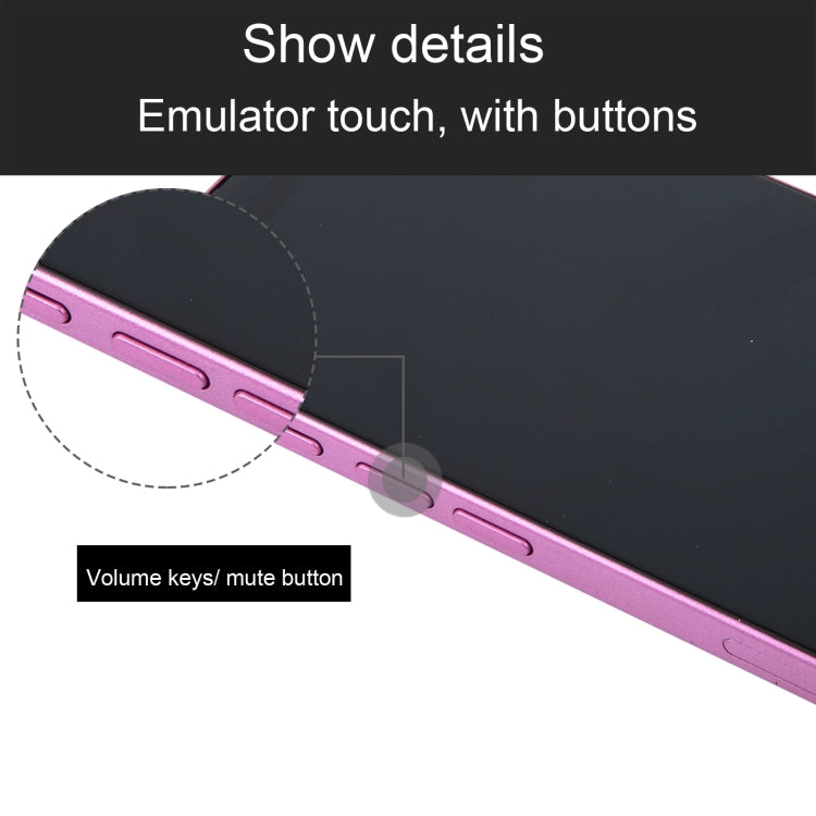 For iPhone 16 Black Screen Non-Working Fake Dummy Display Model (Pink) - For iPhone & iPad by PMC Jewellery | Online Shopping South Africa | PMC Jewellery | Buy Now Pay Later Mobicred