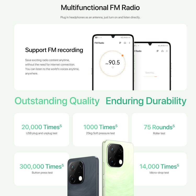 [HK Warehouse] UMIDIGI G9T, 4GB+128GB, Face ID & Side Fingerprint Identification, 6.75 inch Android 14 UNISOC T606 Octa Core, Network: 4G (Green) - UMIDIGI by UMIDIGI | Online Shopping South Africa | PMC Jewellery | Buy Now Pay Later Mobicred