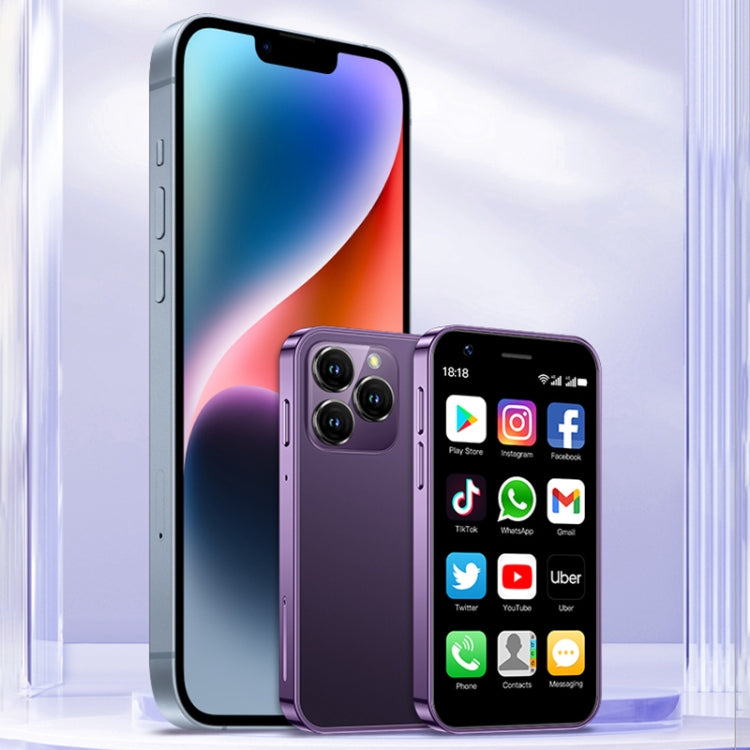 SOYES XS16, 3GB+64GB, 3.0 inch Android 10.0 MTK6737 Quad Core, Bluetooth, WiFi, Network: 4G, Dual SIM, Support Google Play Store (Purple) - SOYES by SOYES | Online Shopping South Africa | PMC Jewellery | Buy Now Pay Later Mobicred