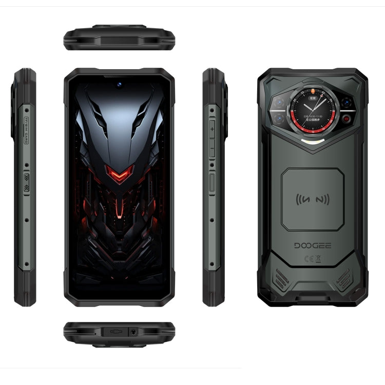 [HK Warehouse] DOOGEE S200 Rugged Phone, 12GB+256GB, Side Fingerprint, 6.72 inch Android 14 Dimensity 7050 Octa Core 2.6GHz, Network: 5G, OTG, NFC (Dark Grey) - DOOGEE by DOOGEE | Online Shopping South Africa | PMC Jewellery | Buy Now Pay Later Mobicred