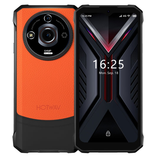 [HK Warehouse] HOTWAV T7 Pro Rugged Phone, 6GB+256GB, 6280mAh, 6.6 inch Android 13 MT8788 Octa Core, Network: 4G, OTG (Orange) - Other by HOTWAV | Online Shopping South Africa | PMC Jewellery | Buy Now Pay Later Mobicred