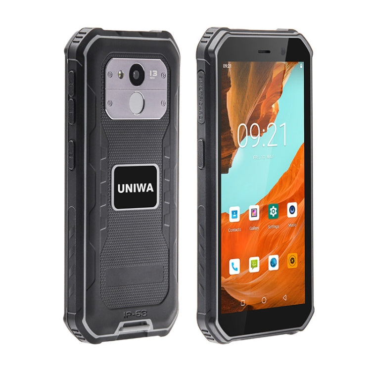 UNIWA F963 Pro Rugged Smart Phone, 6GB+128GB, 5.5 inch Android 13, Unisoc T606 Octa Core, NFC, Fingerprint Unlock, 4G Network, US Plug (Black Grey) - UNIWA by UNIWA | Online Shopping South Africa | PMC Jewellery | Buy Now Pay Later Mobicred