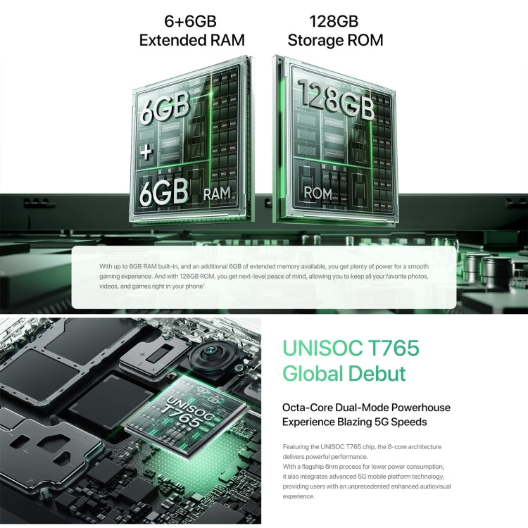 [HK Warehouse] UMIDIGI G9 5G, 6GB+128GB, Side Fingerprint & Face ID Identification, 6.75 inch Android 14 UNISOC T765 Octa Core, Network: 5G (Lake Green) - UMIDIGI by UMIDIGI | Online Shopping South Africa | PMC Jewellery | Buy Now Pay Later Mobicred