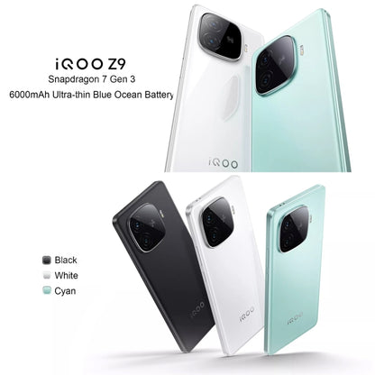 vivo iQOO Z9, Dual Back Cameras, 8GB+128GB, Face ID Screen Fingerprint Identification, 6.78 inch Android 14.0 OriginOS 4 Snapdragon 7 Gen 3 Octa Core 2.63GHz, OTG, NFC, Network: 5G, Support Google Play (Mint Green) - vivo by vivo | Online Shopping South Africa | PMC Jewellery | Buy Now Pay Later Mobicred