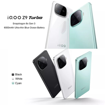 vivo iQOO Z9 Turbo, Dual Back Cameras, 12GB+512GB, Face ID Screen Fingerprint Identification, 6.78 inch Android 14.0 OriginOS 4 Snapdragon 8s Gen 3 Octa Core 3.0GHz, OTG, NFC, Network: 5G, Support Google Play (White) - vivo by vivo | Online Shopping South Africa | PMC Jewellery | Buy Now Pay Later Mobicred