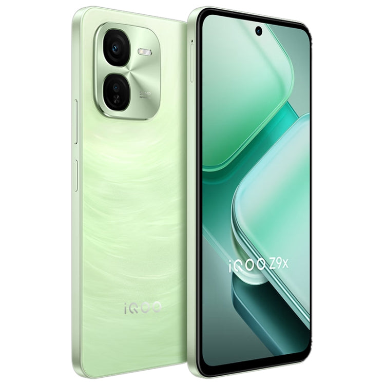 vivo iQOO Z9x, Dual Back Cameras, 8GB+128GB, Face ID Screen Fingerprint Identification, 6.72 inch Android 14.0 OriginOS 4 Snapdragon 6 Gen 1 Octa Core 2.2GHz, OTG, Network: 5G, Support Google Play (Light Green) - vivo by vivo | Online Shopping South Africa | PMC Jewellery | Buy Now Pay Later Mobicred