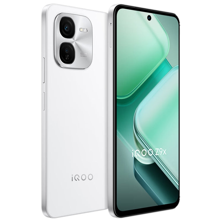 vivo iQOO Z9x, Dual Back Cameras, 8GB+128GB, Face ID Screen Fingerprint Identification, 6.72 inch Android 14.0 OriginOS 4 Snapdragon 6 Gen 1 Octa Core 2.2GHz, OTG, Network: 5G, Support Google Play (White) - vivo by vivo | Online Shopping South Africa | PMC Jewellery | Buy Now Pay Later Mobicred