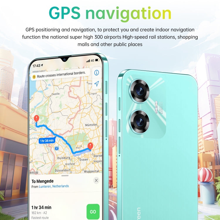 C55 / SDT80, 2GB+16GB, Face Identification, 6.28 inch Screen Android 8.1 MTK6737 Quad Core, Network: 4G, Dual SIM (Green) -  by PMC Jewellery | Online Shopping South Africa | PMC Jewellery | Buy Now Pay Later Mobicred