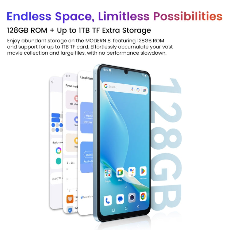 [HK Warehouse] Blackview Oscal MODERN 8, 8GB+128GB, Fingerprint Identification, 6.75 inch Android 13 Unisoc T616 Octa Core up to 2.2GHz, Network: 4G, OTG (Purple) - Blackview by Blackview | Online Shopping South Africa | PMC Jewellery | Buy Now Pay Later Mobicred