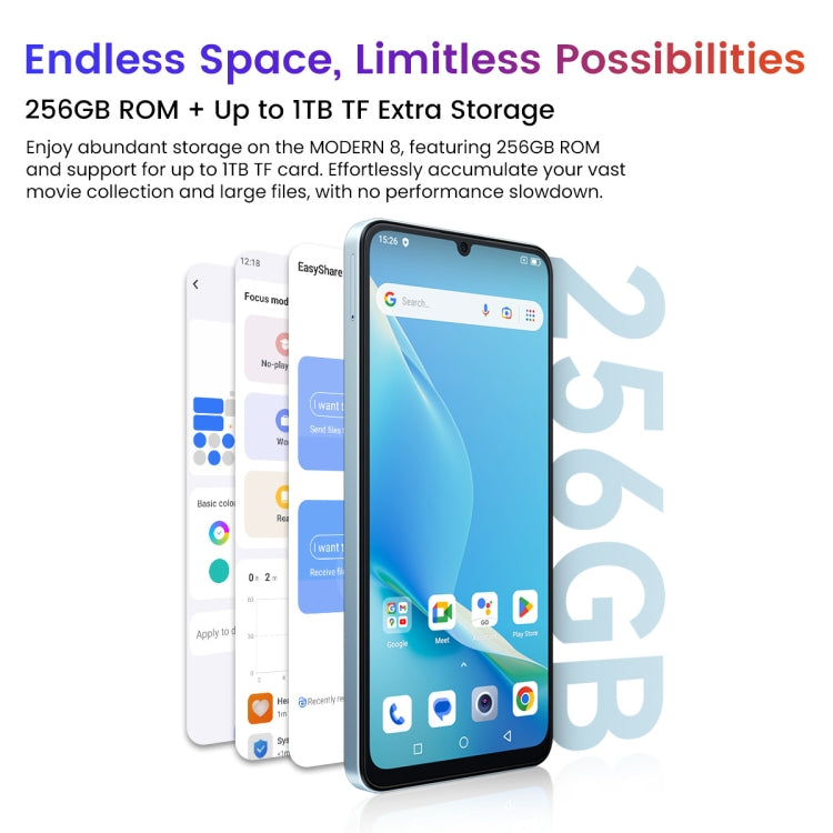 [HK Warehouse] Blackview Oscal MODERN 8, 8GB+256GB, Fingerprint Identification, 6.75 inch Android 13 Unisoc T616 Octa Core up to 2.2GHz, Network: 4G, OTG (Tarnish) - Blackview by Blackview | Online Shopping South Africa | PMC Jewellery | Buy Now Pay Later Mobicred
