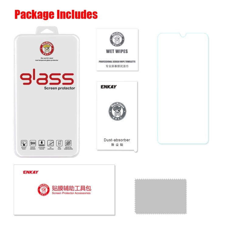 ENKAY Hat-Prince 0.26mm 2.5D 9H Tempered Glass Protective Film for Huawei P Smart (2019) - For Huawei by ENKAY | Online Shopping South Africa | PMC Jewellery