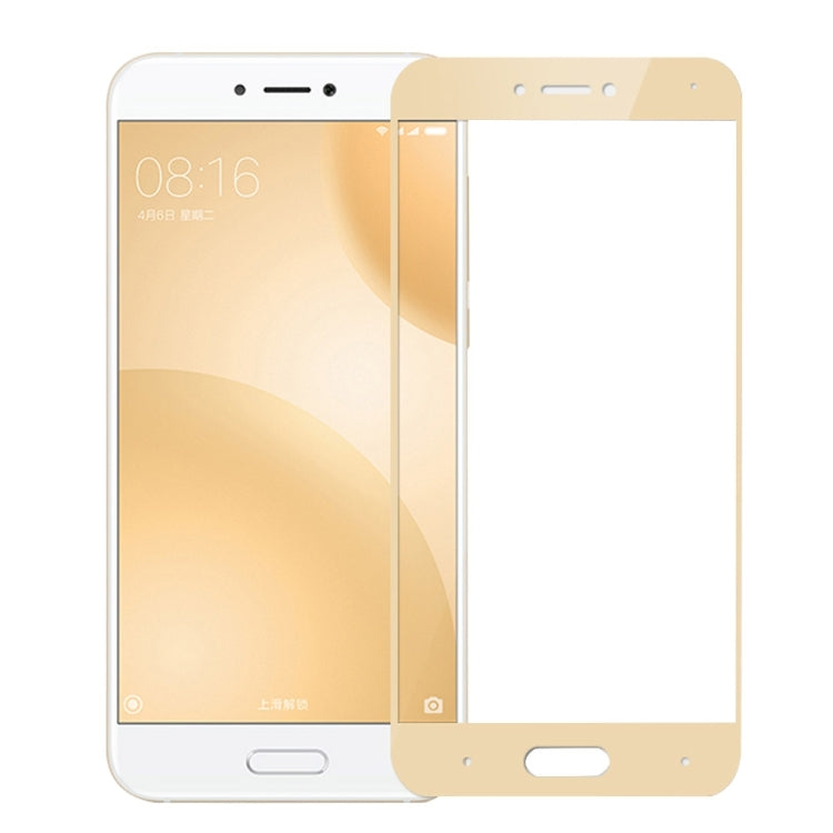 MOFI Xiaomi Mi 5c 0.3mm 9H Hardness 2.5D Explosion-proof Full Screen Tempered Glass Screen Film(Gold) -  by MOFI | Online Shopping South Africa | PMC Jewellery